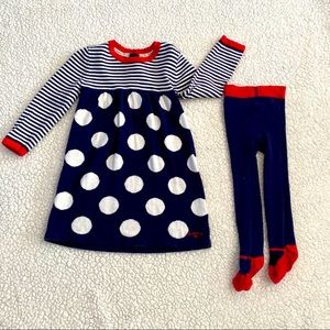 Sweater dress and tights 18-24 months